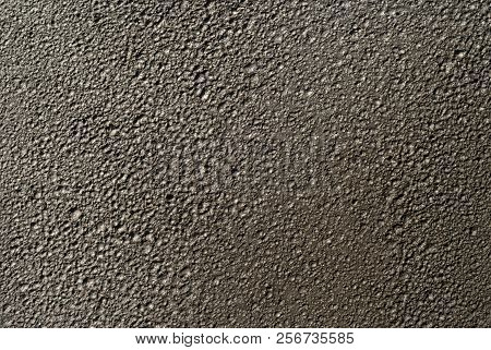 Background, Texture - The Lunar Surface, Top View (in Fact - Wet Clay With Traces Of Rain Drops)