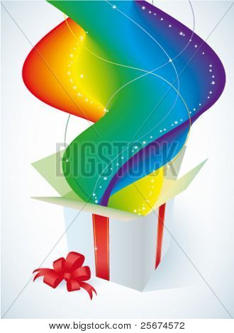 Witte gift box