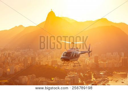 Helicopter Over The Rio