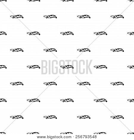 Snakehead Fish Pattern. Simple Illustration Of Snakehead Fish Pattern For Web Design