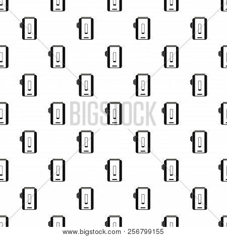 Box Mod, Vaporizer Pattern. Simple Illustration Of Box Mod, Vaporizer Pattern For Web
