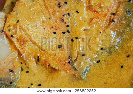 Pomfret Fish Pieces On A Plate.