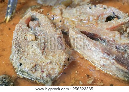 Hilsa Fish Pieces On A Plate.
