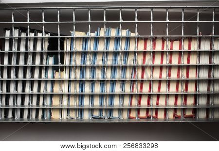 Book In Cage. Freedom Of Press Or Freedom Of Thought Concept