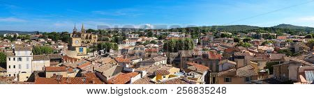 Panoramic View Of Salon De Provence , South Of France.