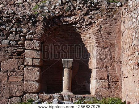 Delphi Ancient Sanctuary At Phocis Greece Europe