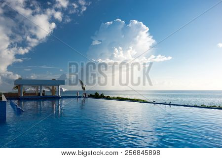 Swimming Pool With Bar And Amazing View To Atlantic Ocean, Cayo Guillermo, Cuba