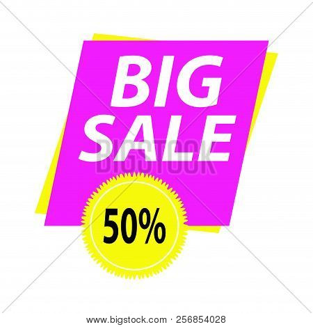 Special Big Sale Label. Vactor Illustration Design