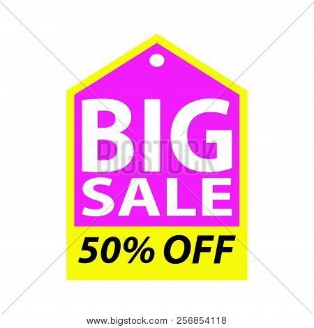 Special Big Sale Label. Vactor Illustration Design