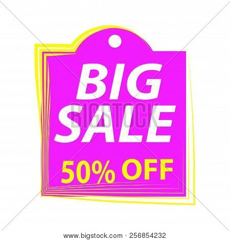 Special Big Sale Label. Vactor Illustration Design