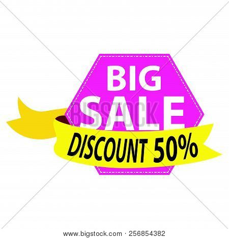 Special Big Sale Label. Vactor Illustration Design