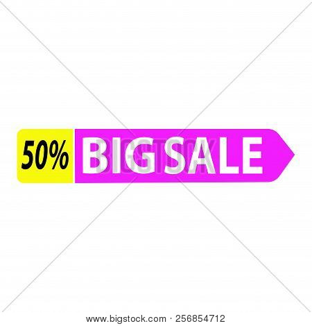 Special Big Sale Label. Vactor Illustration Design