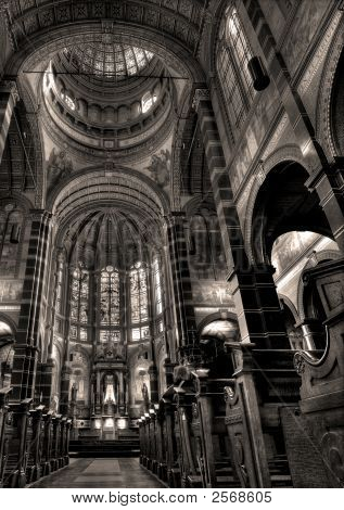 Min kirke Amsterdam sort hvid