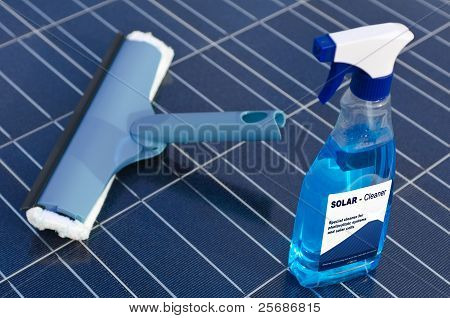 Solarzellen und Waschmittel Englisch