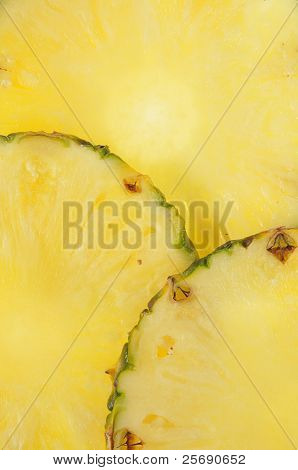 Ananas als Hintergrund