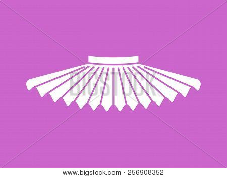 Ballet Tutu Isolated. Skirt Of Ballerina. Vector Illustration
