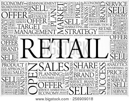 retail word cloud image photo free trial bigstock retail word