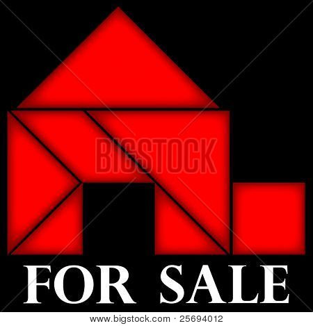 Tangram,the oldest Chinese puzzle,house for sale.