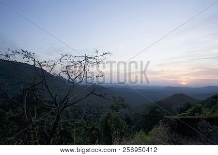 Scenic Views Of Western Ghats Of Maharshtra, India
