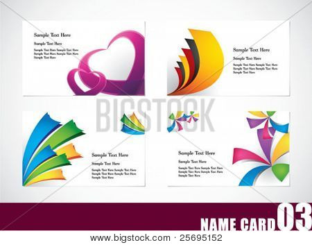 Navn card skabelon angive 03