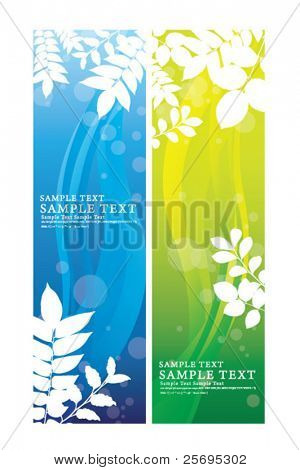 abstrakt Flora Banner 02