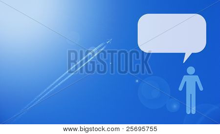 говорить пузырь шаблон