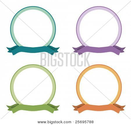 четыре ретро этикетки