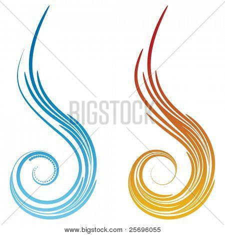 вода и огонь символы