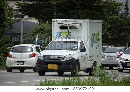 Cargo Container Pick Up Truck Of Thai Ac Logistics