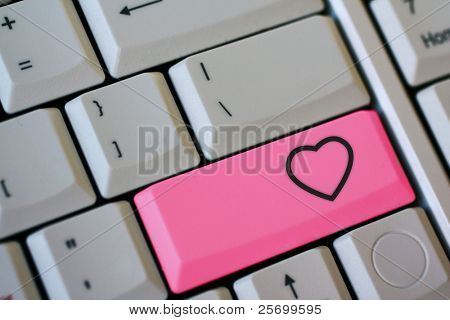 Pembe aşk anahtar