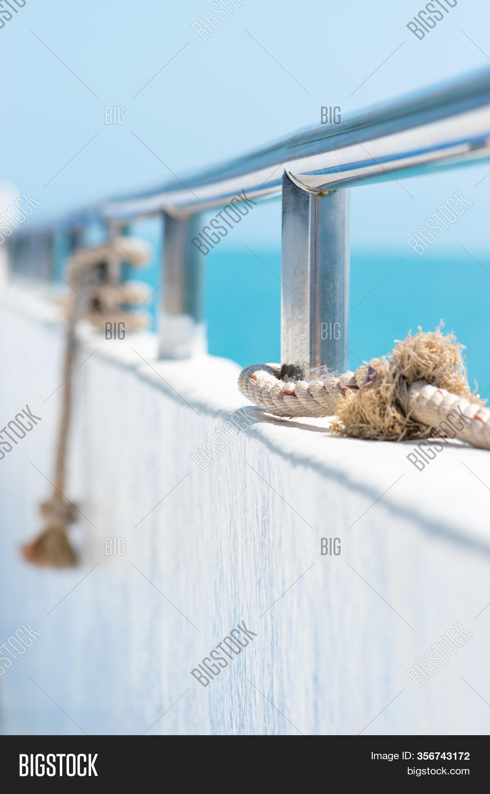 White Ship Railing Image & Photo (Free Trial) | Bigstock