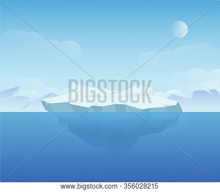 Beautiful Natural Ice Landscape Polar North Nature