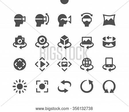 360 Degrees V2 Ui Pixel Perfect Well-crafted Vector Solid Icons 48x48 Ready For 24x24 Grid For Web G