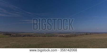 View For Landscape With Cut Down Forests After Bark Beetle