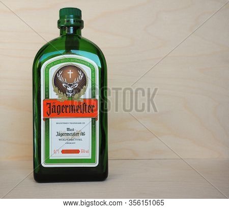 Wolfenbuettel - Mar 2020: Jaegermeister Bottle