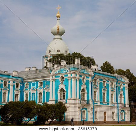Smolny Cathedral in St. Petersburg