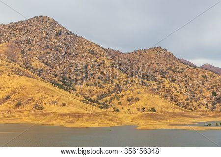View Of The Kaweah Lake In Sierra Nevada Mountain, Recreation Area. California, Usa.