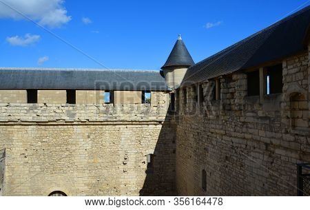 Paris France 09 23 2019: The Chateau De Vincennes Is A Massive 14th And 17th Century French Royal Fo