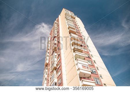 Prefabricated House In The City On Settlements