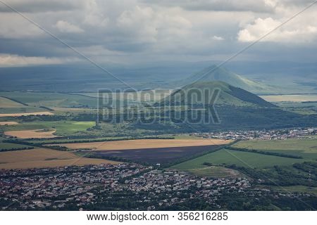 Yutsa Mountain And A Panorama Of The Valley From The High Point Of Besh-tau Mountain . Caucasian Min