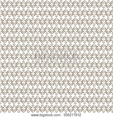 Golden Seamless Pattern. Endless Geometric Background. Stock Vector Illustration.
