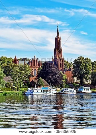 Malchow Monastery On Lake Malchow In Mecklenburg-vorpommern (germany)