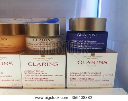 Clarins Multi-regenerante Mask Face-lifting Mask And Multi-regenerante Neck Regenerating Cream From 
