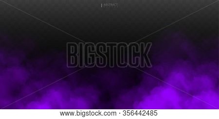 Fog Or Smoke Isolated Transparent Special Effect. White Vector Cloudiness, Mist Or Smog Background. 