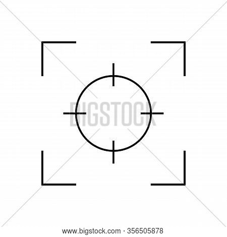 Focus Icon, Focus Lens Vector - Vector