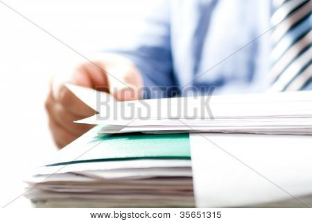 empresario contratos de lectura. DOF pequeño