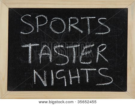 Sport assaggiatore notti.