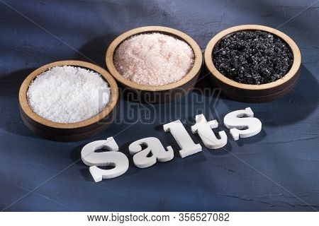 Sea Salt, Pink And Black - Variety Of Salts