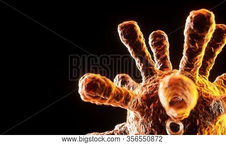 Antibacterial Or Anti Virus Shield, Health Protect Concept. 3d Rendering