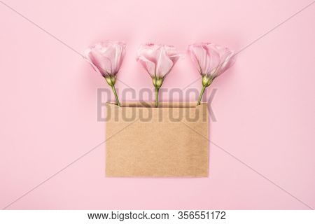 Trendy Monochrome Banner For Valentines Day, International Womens Day Or Mothers Day. Party Or Weddi